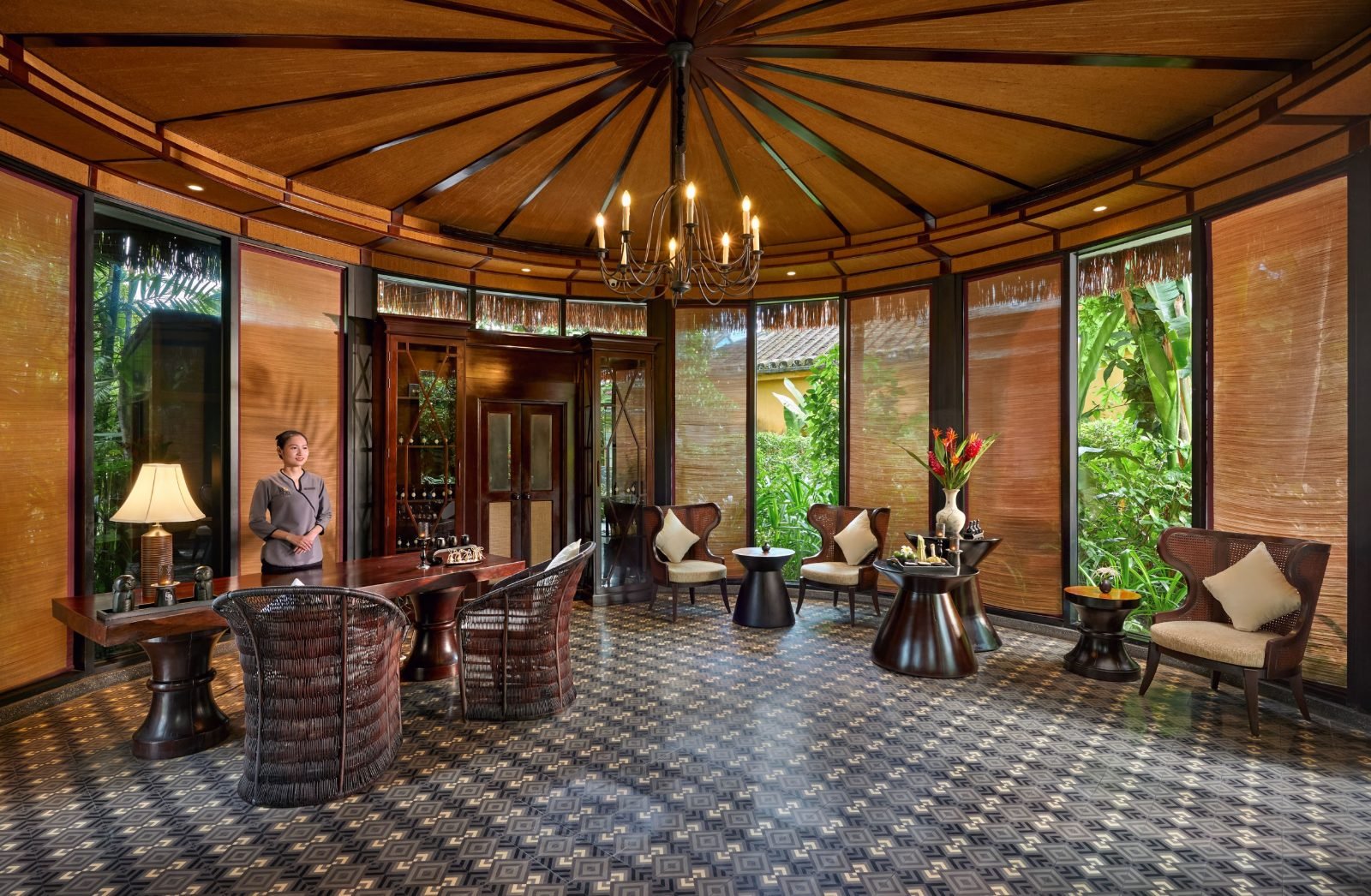 Wellness spa lounge